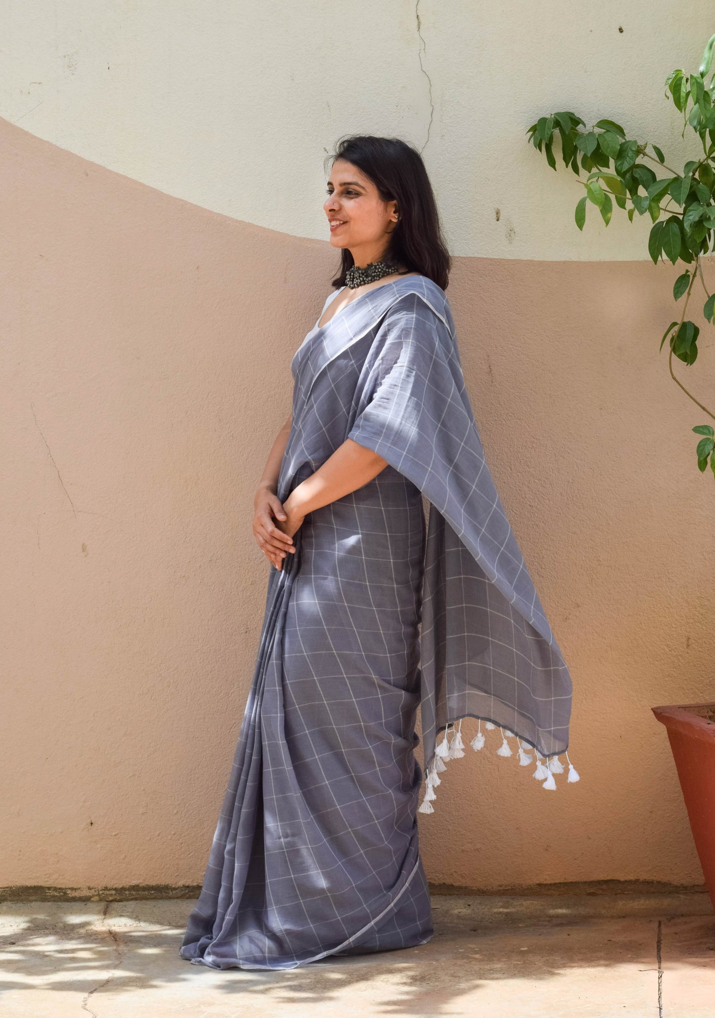 Elegant Grey Check