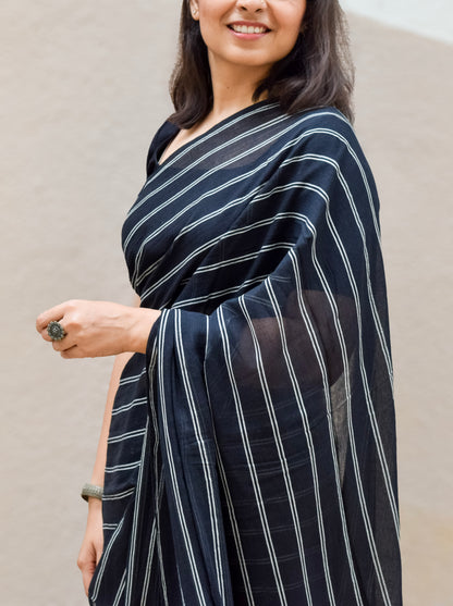 Black and White Taan Stripe