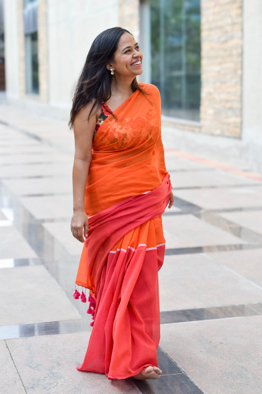 Gulabi Orange Adha Adha