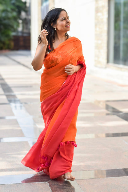 Gulabi Orange Adha Adha