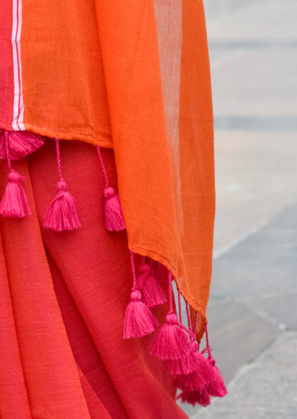 Gulabi Orange Adha Adha